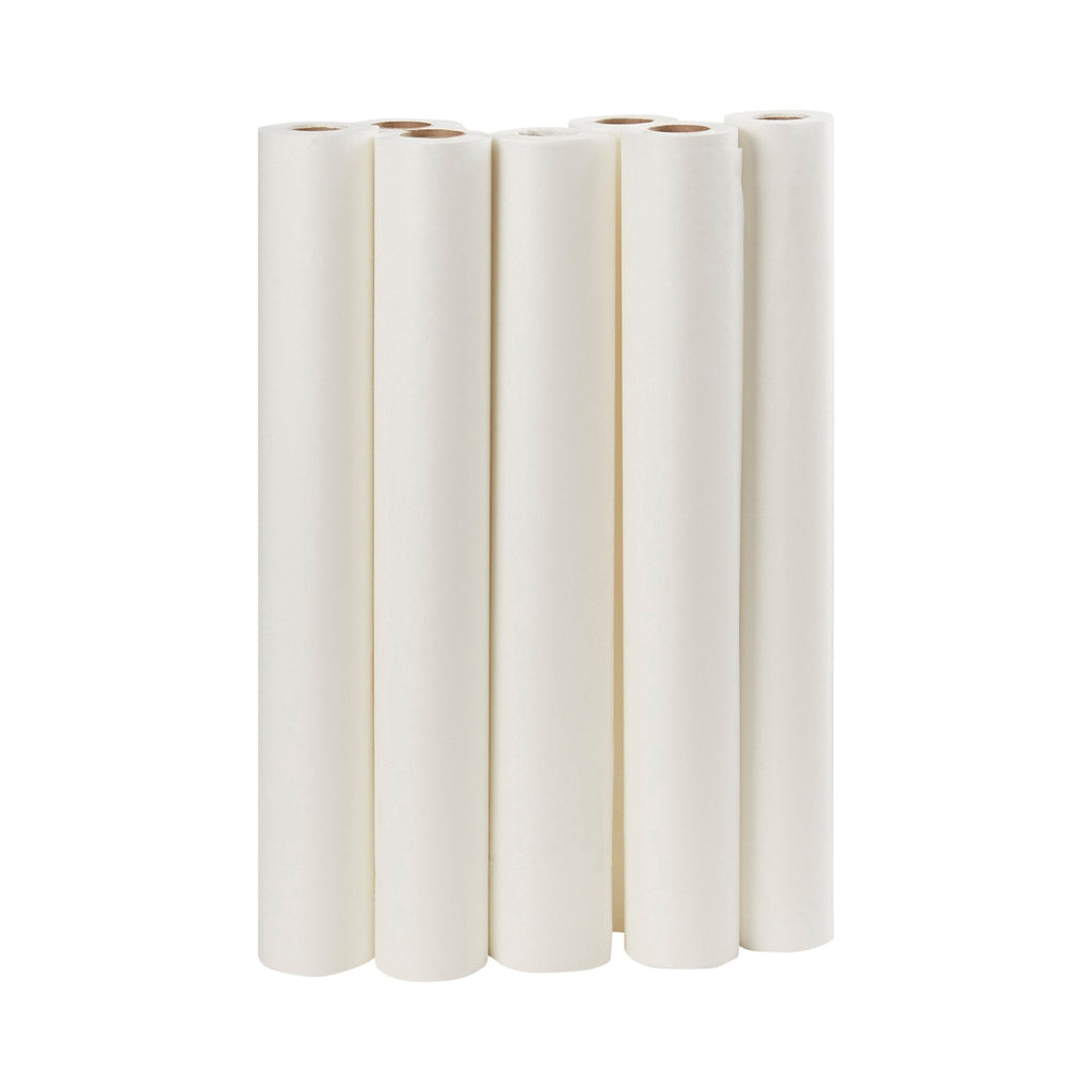Table Paper McKesson 14 Inch Width 125 Foot Length White Crepe 143-14125