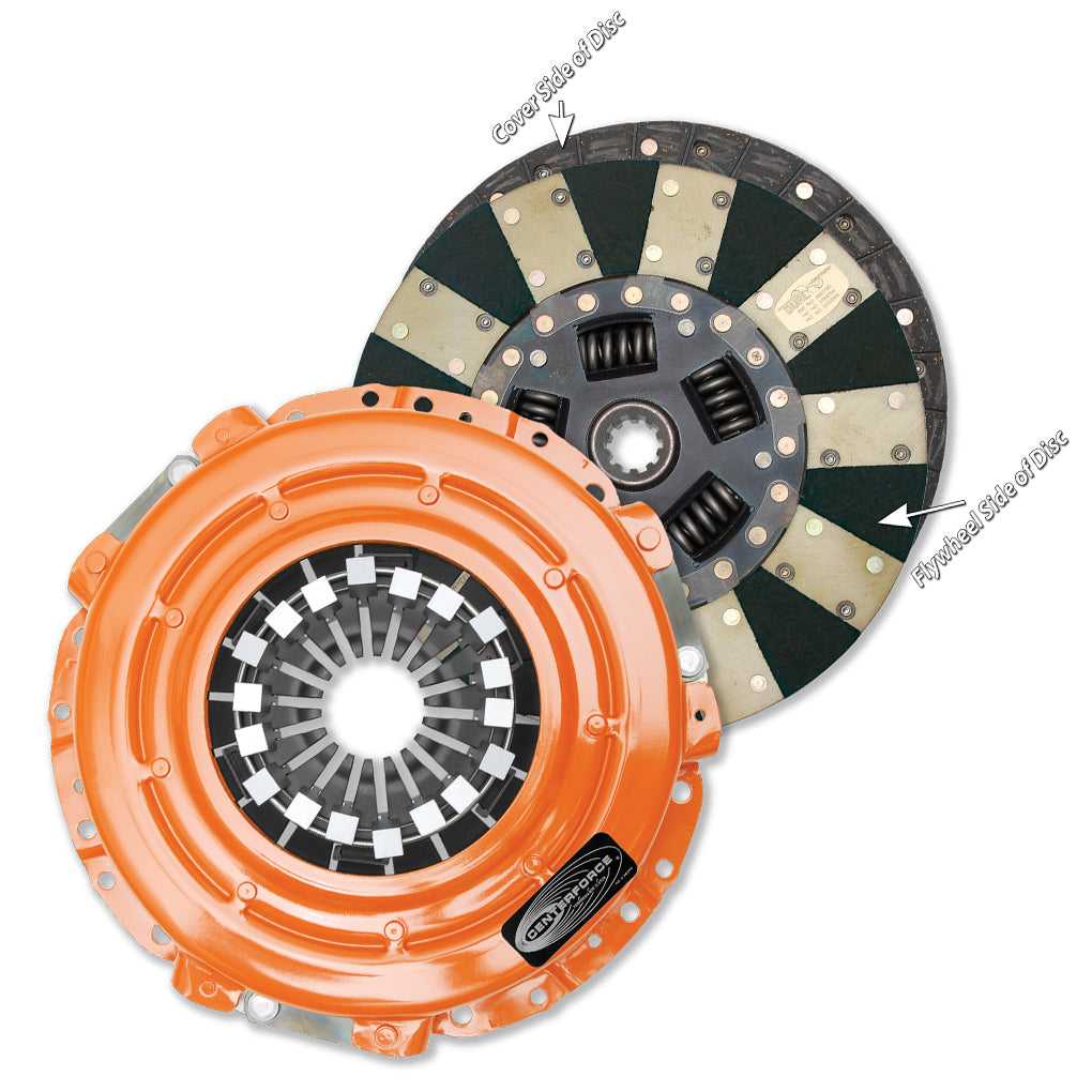 Centerforce Dual Friction ? High Performance Clutch Pressure Plate And Disc Set 288 Ft/lbs Capacity 8.500in Dia. 23M - Spline Fits Ford/Mercury Cars 2.0L/2.3L - PhishStones Products