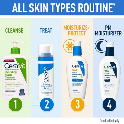 CeraVe Hydrating Face Wash with Hyaluronic Acid and Glycerin 16 fl oz - New - PhishStones Products