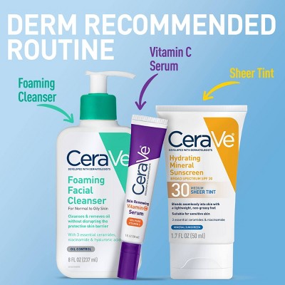 CeraVe Hydrating Mineral Tinted Face Lotion SPF 30 Deep 1.7 fl oz - Missing Box - PhishStones Products