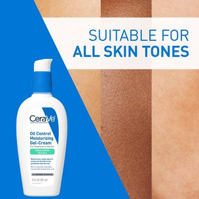 CeraVe Oil Control Face Gel Cream 3 fl oz - Imperfect Box - PhishStones Products