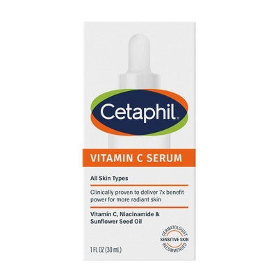 Cetaphil Brightening Vitamin C Face Serum 1fl oz - Imperfect Box - PhishStones Products