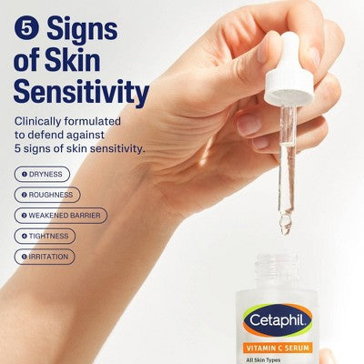 Cetaphil Brightening Vitamin C Face Serum 1fl oz - Imperfect Box - PhishStones Products