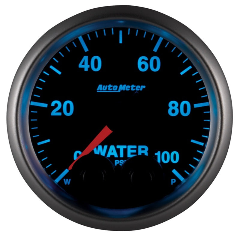 Autometer 2-1/16 E/S Water Press. Gauge - 0-100psi ATM5668