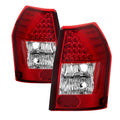 SPYDER xTune Dodge Magnum 05-08 LED Tail Lights - Red Clear ALT-JH-DMAG05-LED-RC 9036583
