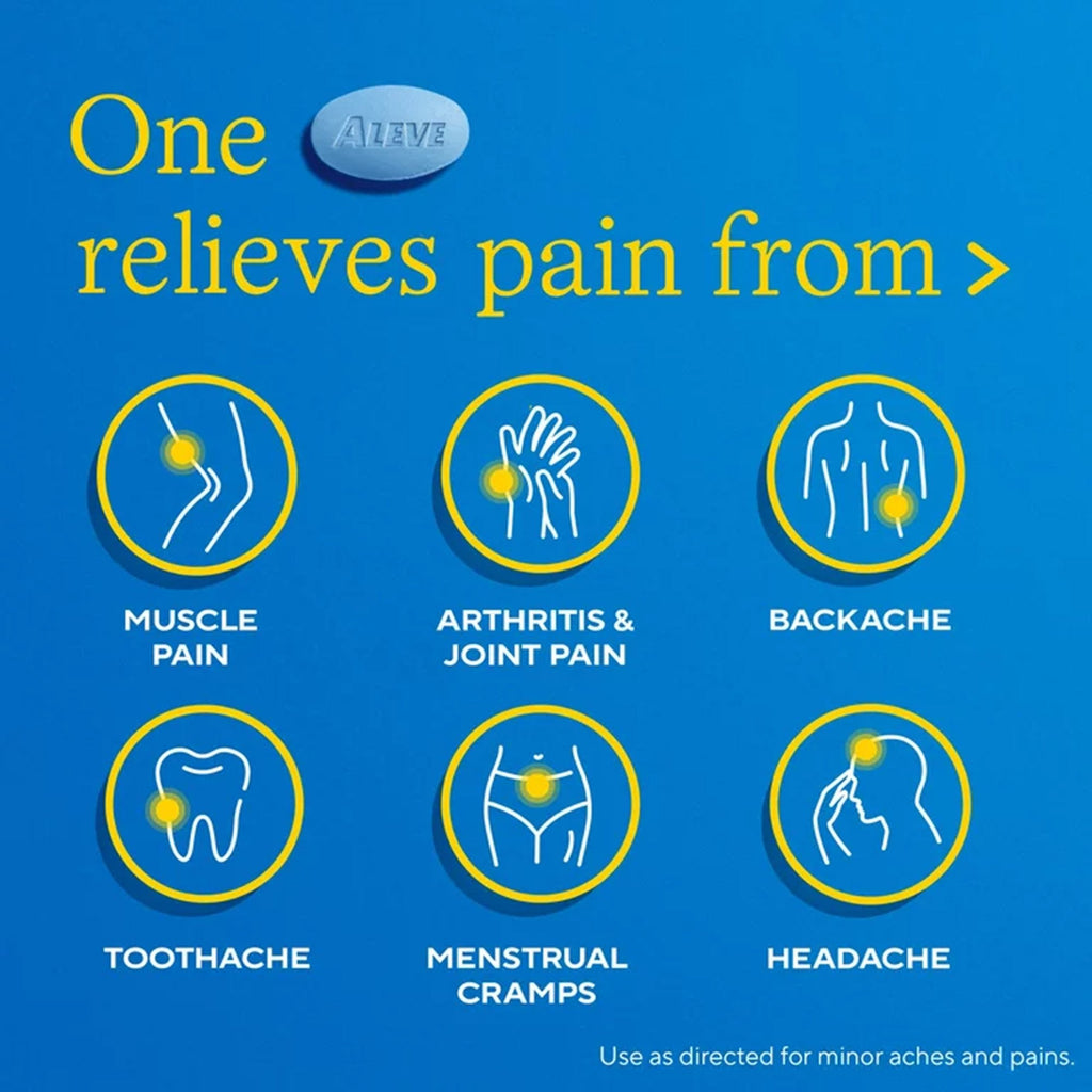 Aleve® Naproxen Sodium Caplets 00280600010