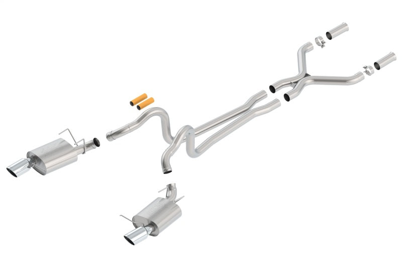 Borla 13-14 Mustang GT/Boss 302 5.0L V8 RWD Single Split Rear Exit ATAK Catback Exhaust 140516