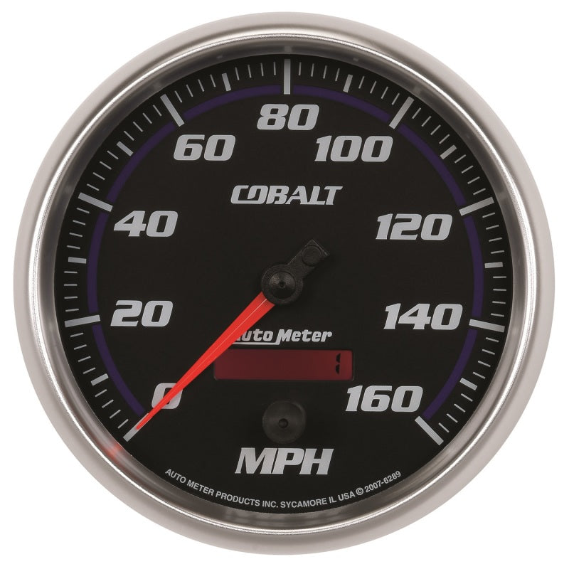 AutoMeter 67-72 GM Truck Billet Dash Panel - Tach/MPH Speedo/Oil Press/Water Temp/Volt - Cobalt 7045-CB