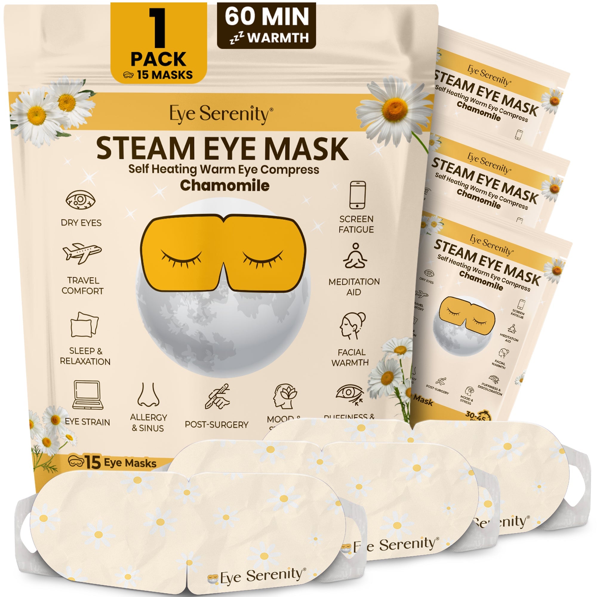 Eye Serenity Steam Eye Mask - CHAMOMILE