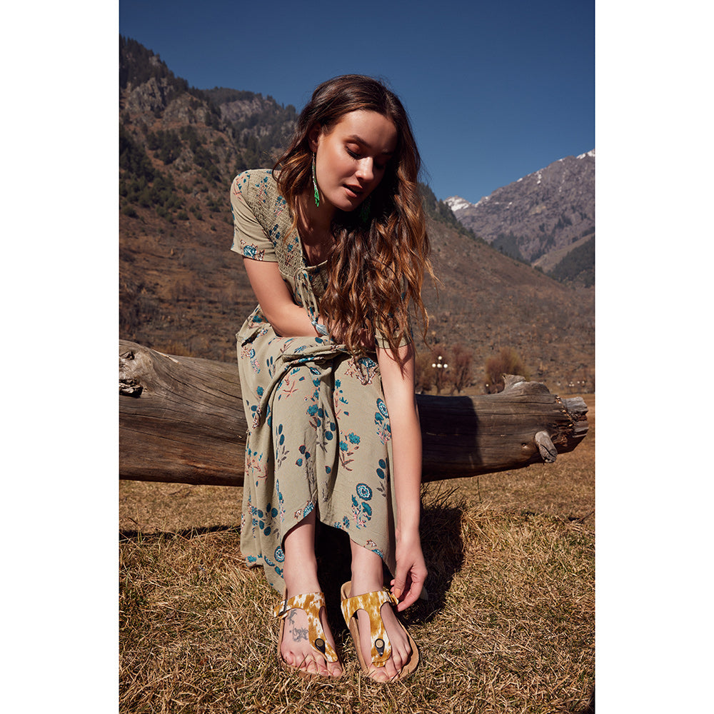 Charter Western Hand - Tooled Sandals - PhishStones Products