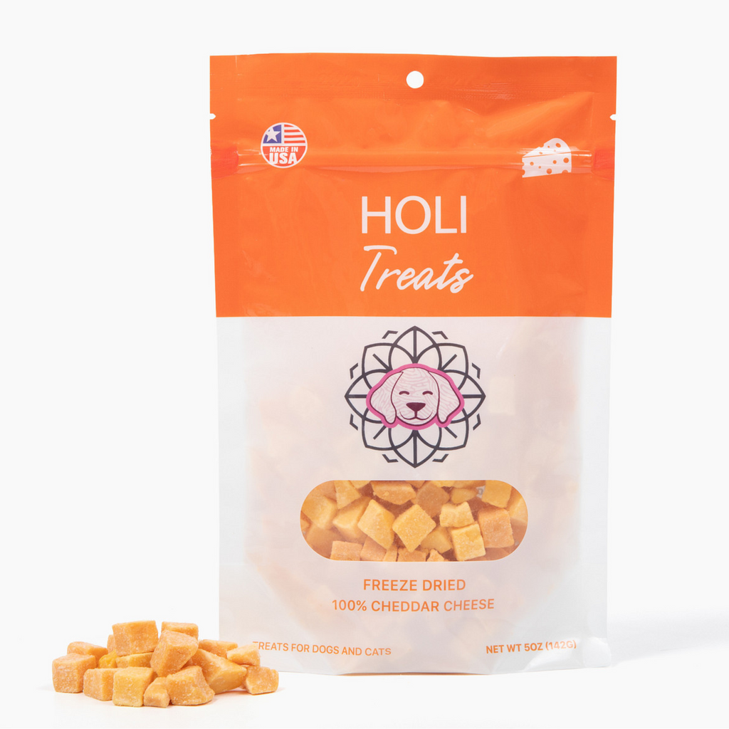 Cheddar Cheese Dog Treats - Freeze Dried - Single Ingredient