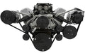 Chevy LT1 Gen II Serpentine Conversion; Outward; AC & PS; GMT2; Camaro; Black - PhishStones Products