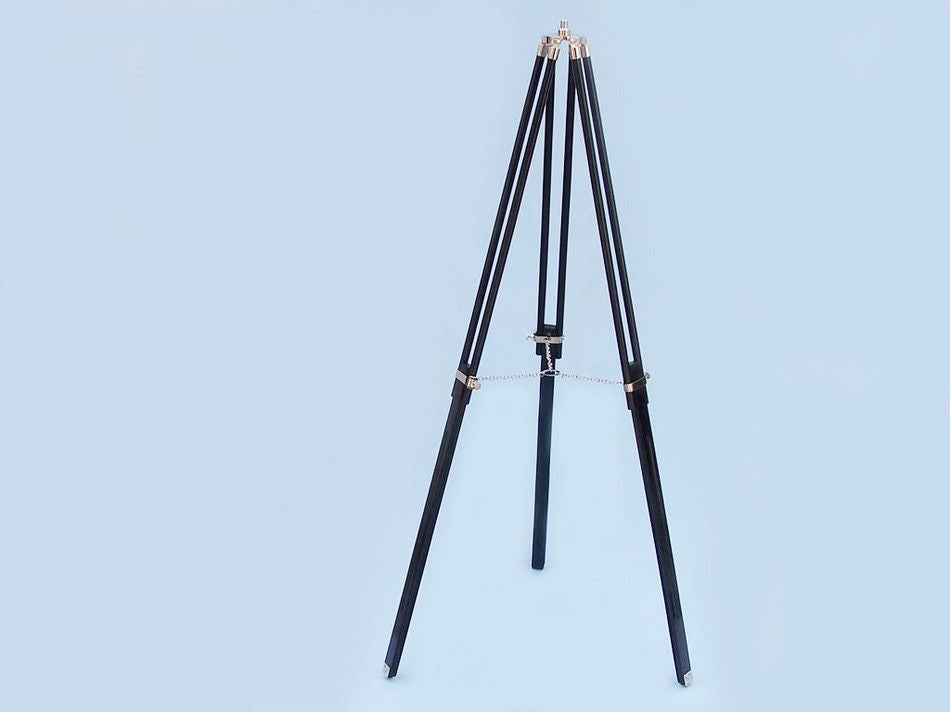 Floor Standing Admiral's Chrome Binoculars 62""