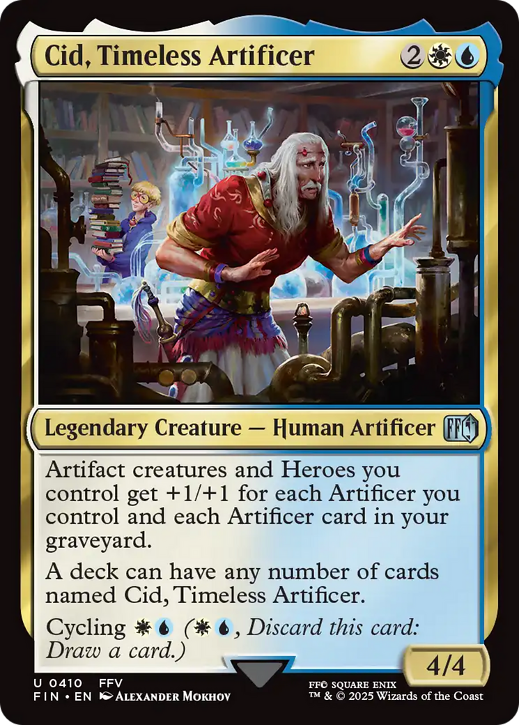 Cid, Timeless Artificer (0410) (FIN - 410) - FINAL FANTASY - PhishStones Products