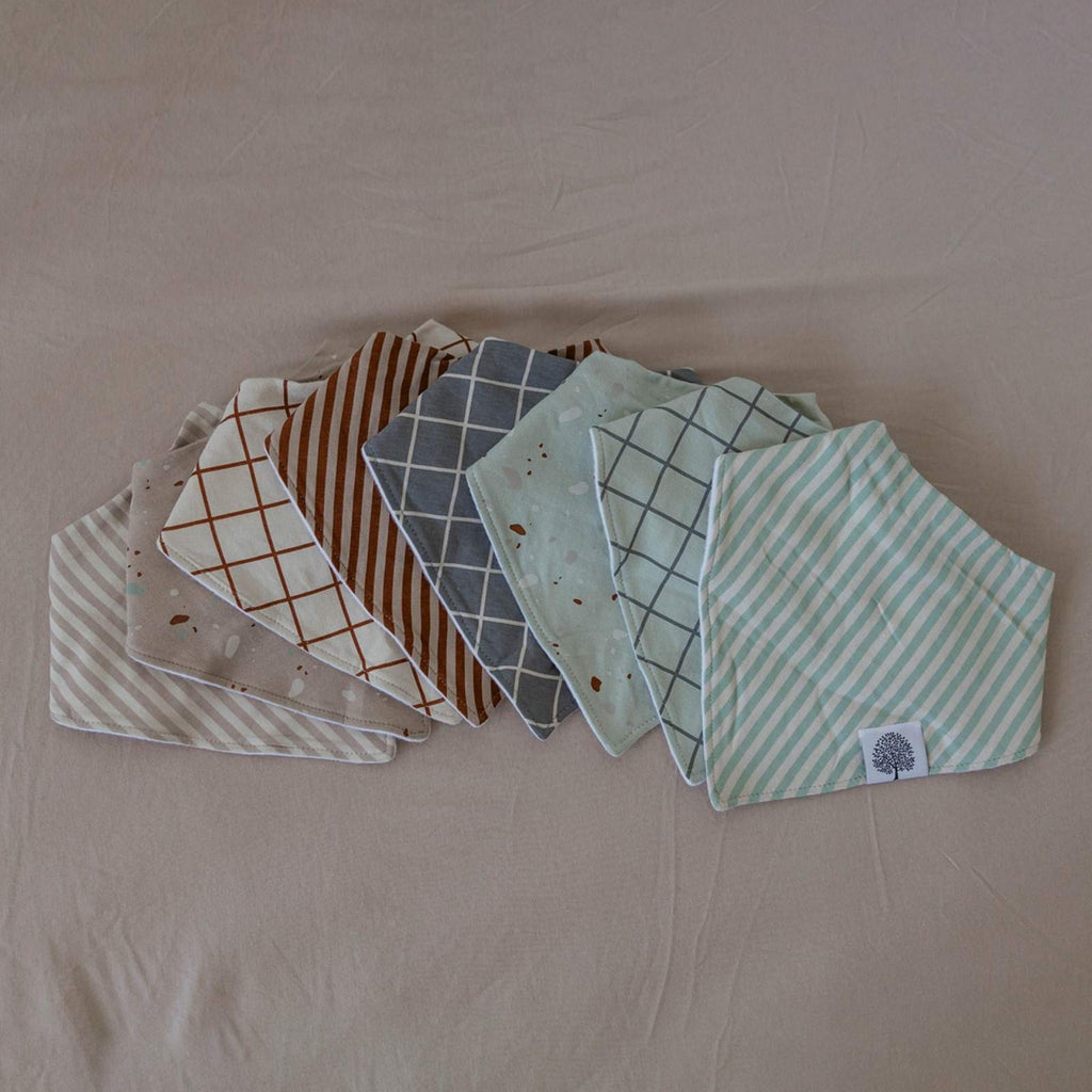 Clay Bandana Bib Set (8 pack) - PhishStones Products