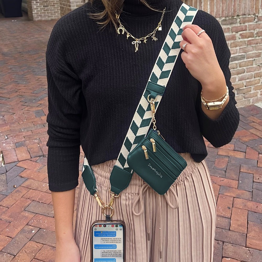 Clip & Go Strap w/Zippered Pouch Chevron - PhishStones Products