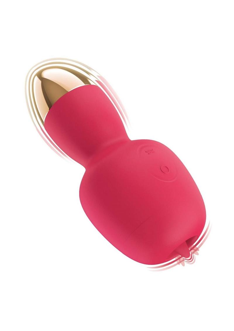 Clit - Tastic Intense Dual Massager Rechargeable Silicone Vibrator with Clitoral Stimulator - PhishStones Products