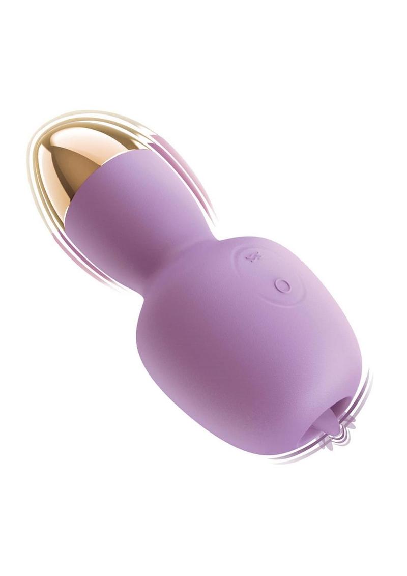 Clit - Tastic Intense Dual Massager Rechargeable Silicone Vibrator with Clitoral Stimulator - PhishStones Products
