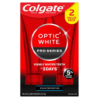 Colgate Pro Series Stain Prevention Hydrogen PeroxideToothpaste 3oz/2pk - Imperfect Box - PhishStones Products