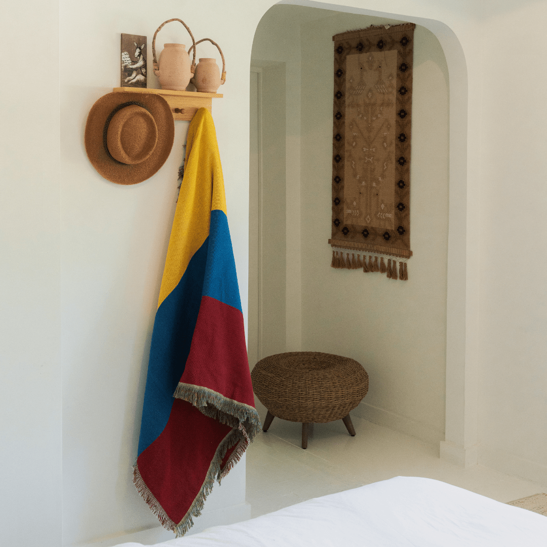 Colombia Flag Woven Throw Blanket - PhishStones Products
