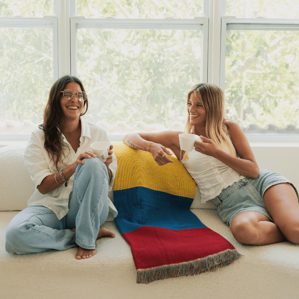 Colombia Flag Woven Throw Blanket - PhishStones Products