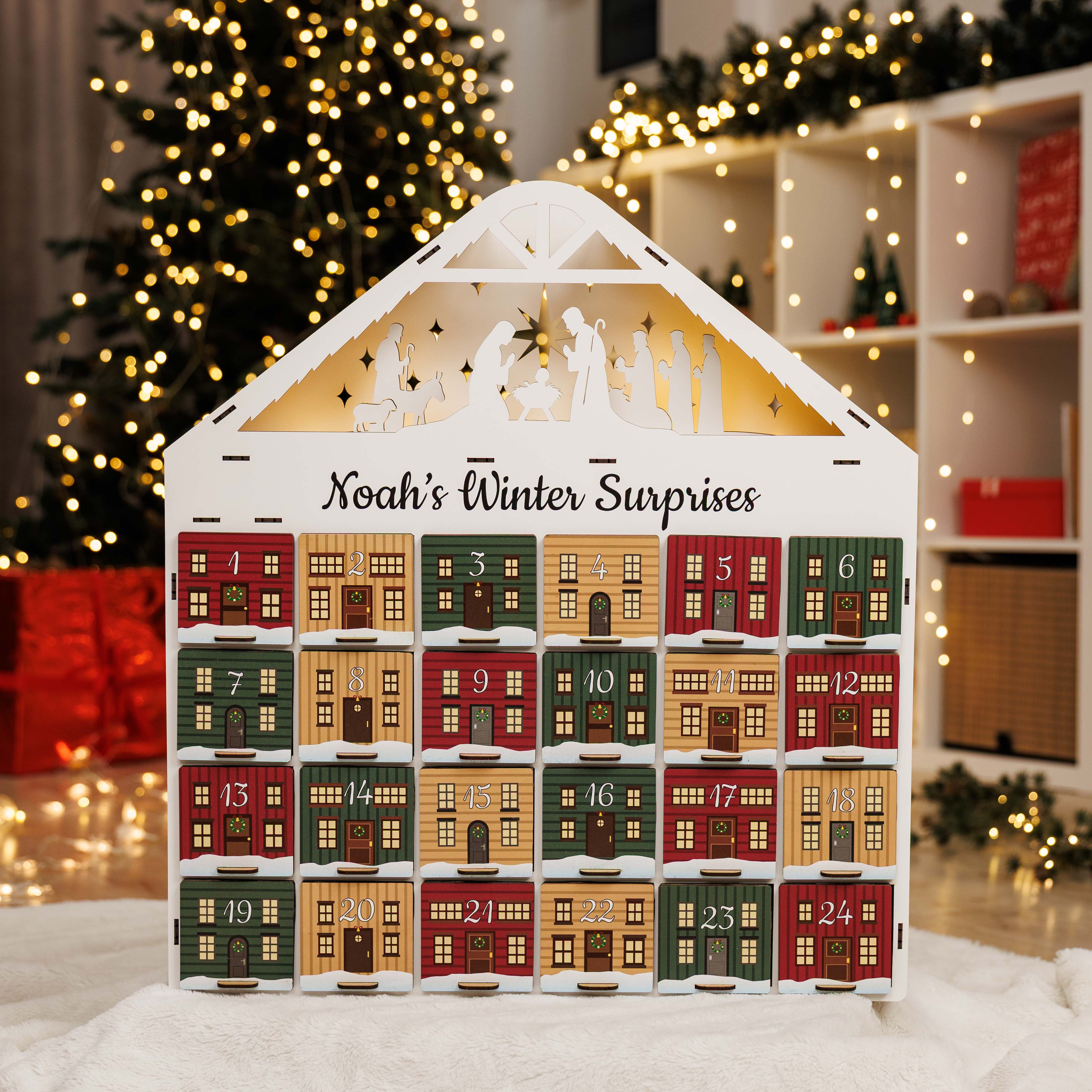 Christmas Advent Calendar - Colored