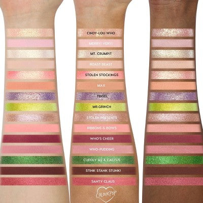 ColourPop x How the Grinch Stole Christmas 15 Pan Eyeshadow Palette 0.63oz - New - PhishStones Products