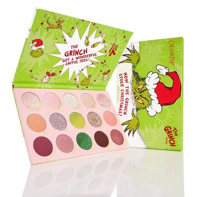 ColourPop x How the Grinch Stole Christmas 15 Pan Eyeshadow Palette 0.63oz - New - PhishStones Products