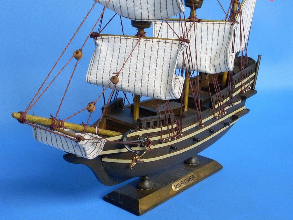 Wooden Mayflower Tall Model Ship 14""