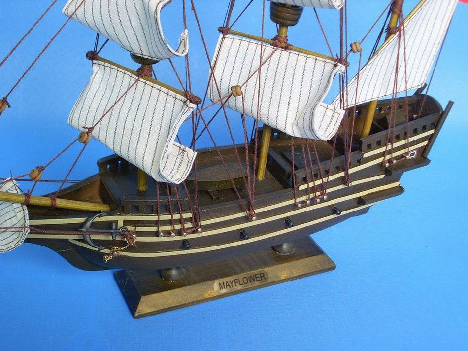 Wooden Mayflower Tall Model Ship 14""