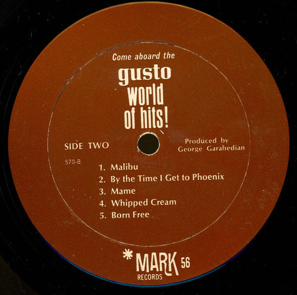 Come Aboard The Gusto World Of Hits! | Mint (M) Mint (M) - PhishStones Products