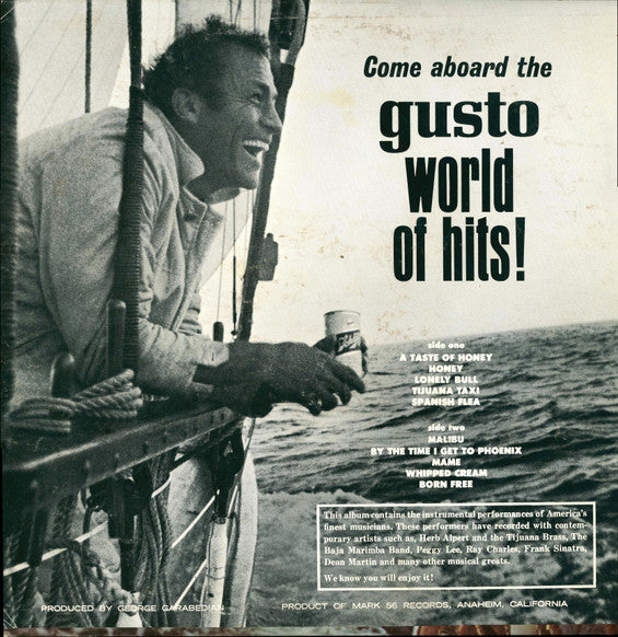 Come Aboard The Gusto World Of Hits! | Mint (M) Mint (M) - PhishStones Products