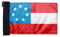 1st Confederate 7 Star 12"x18" Forever Wave Flag for Jeep Wrangler TJ 1996-2006