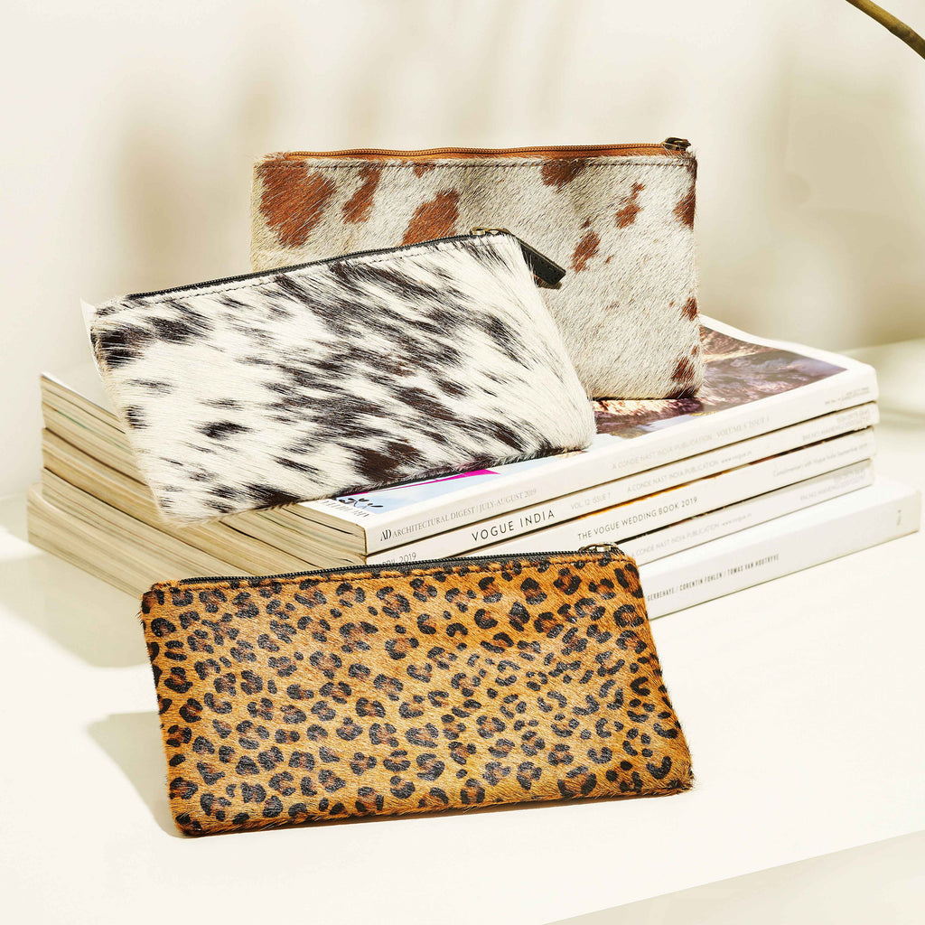 COOKIE CRUNCH LEATHER AND HAIRON WALLET - PhishStones Products