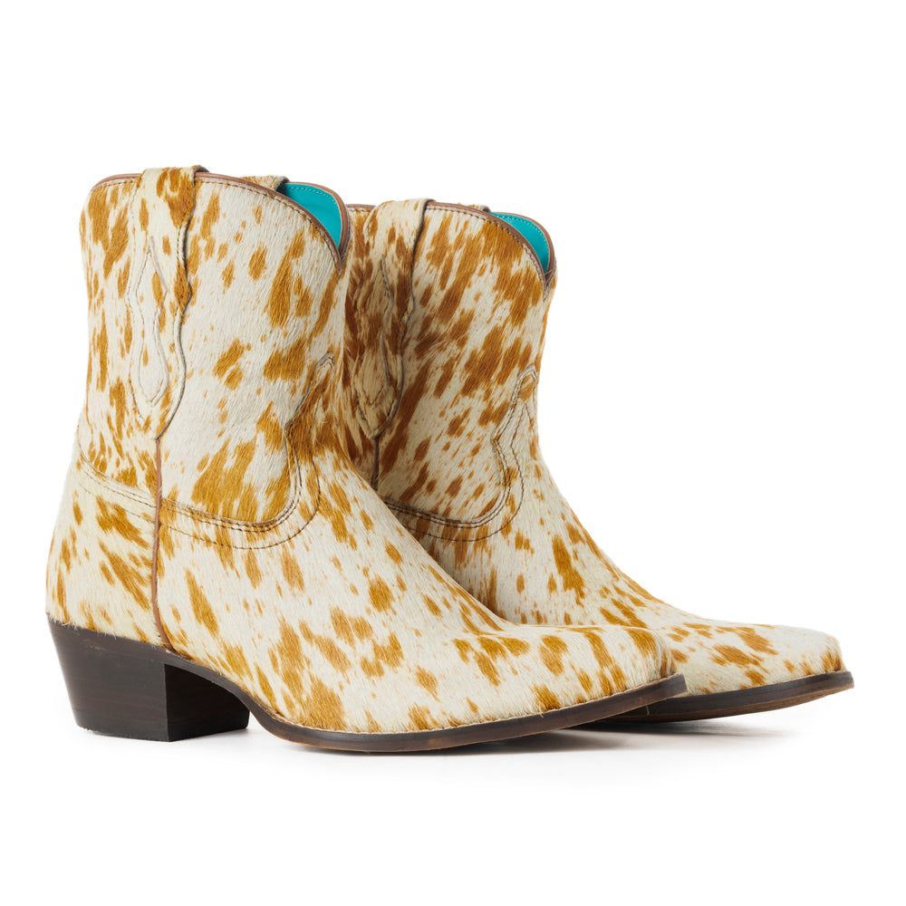 Cowdie Western Hairon Leather Booties - PhishStones Products