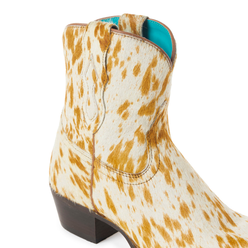 Cowdie Western Hairon Leather Booties - PhishStones Products