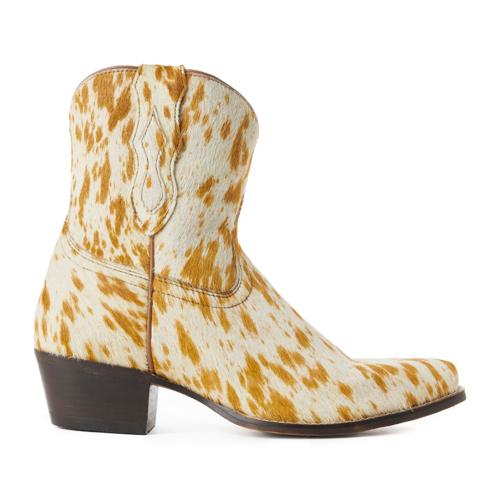 Cowdie Western Hairon Leather Booties - PhishStones Products