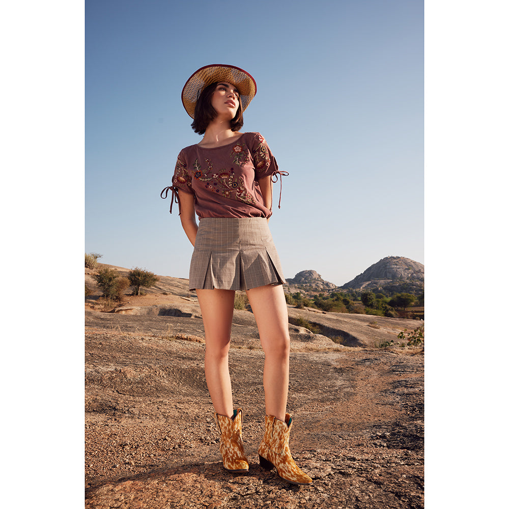 Cowdie Western Hairon Leather Booties - PhishStones Products