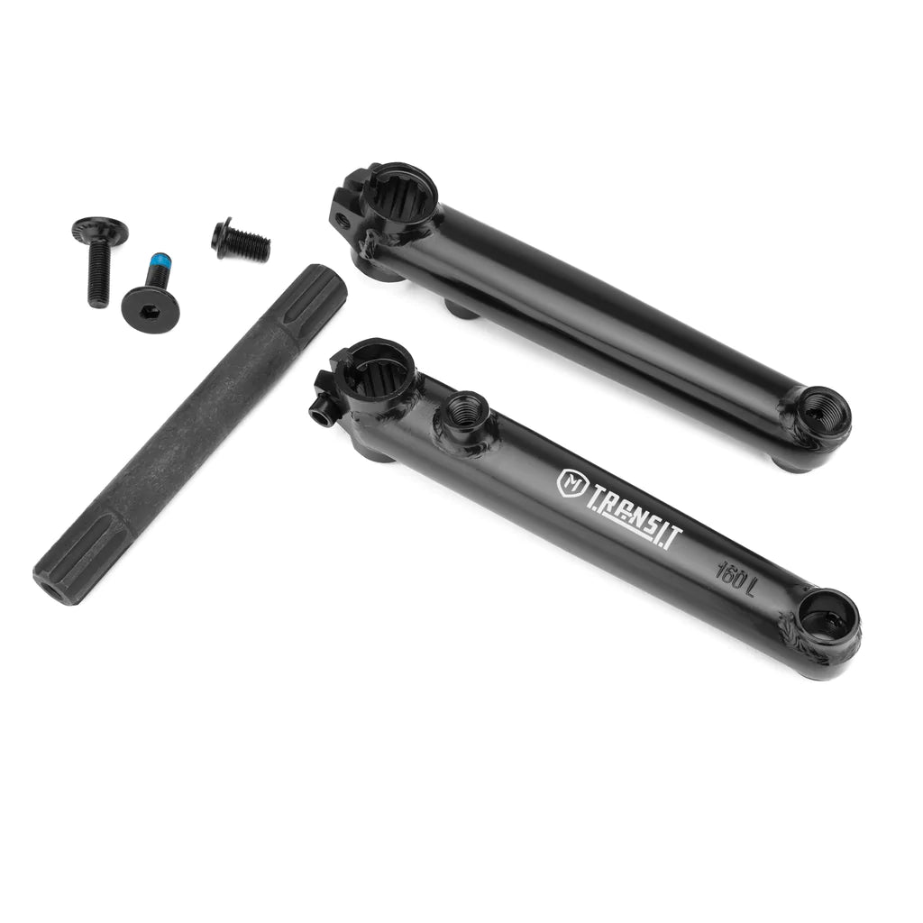 Mission BMX Transit V2 Cranks 160mm - Black
