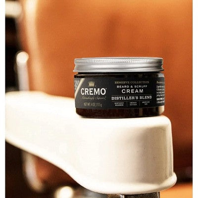 Cremo Distiller's Blend (Reserve Collection) Beard & Scruff Cream 4oz - New - PhishStones Products