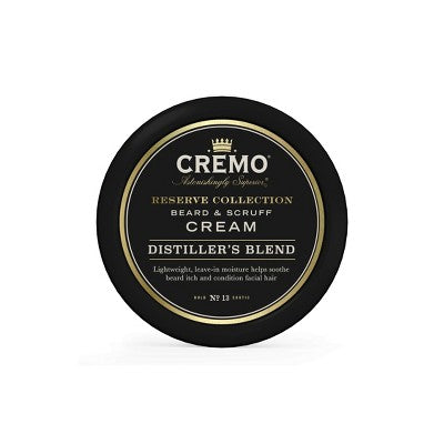 Cremo Distiller's Blend (Reserve Collection) Beard & Scruff Cream 4oz - New - PhishStones Products