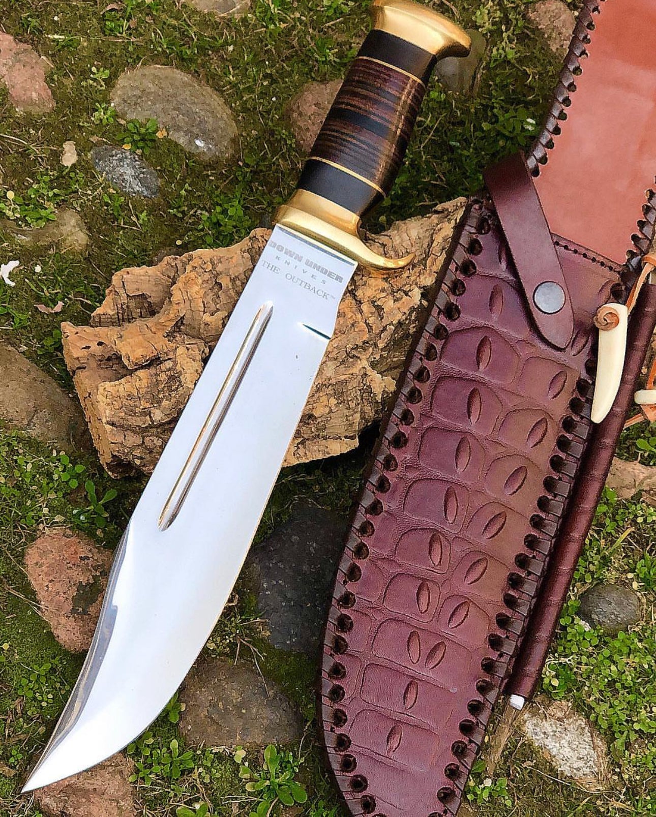 Crocodile Dundee Outback Inspired Knife - Premium Polished Blade - PhishStones Products