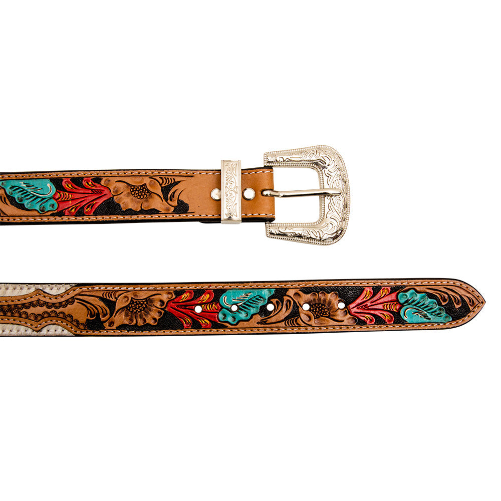 Cummerband Hand - Tooled Concho Women's Belt - PhishStones Products