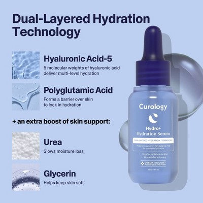 Curology Hydro+ Hydration Serum 1 fl oz - Imperfect Box - PhishStones Products