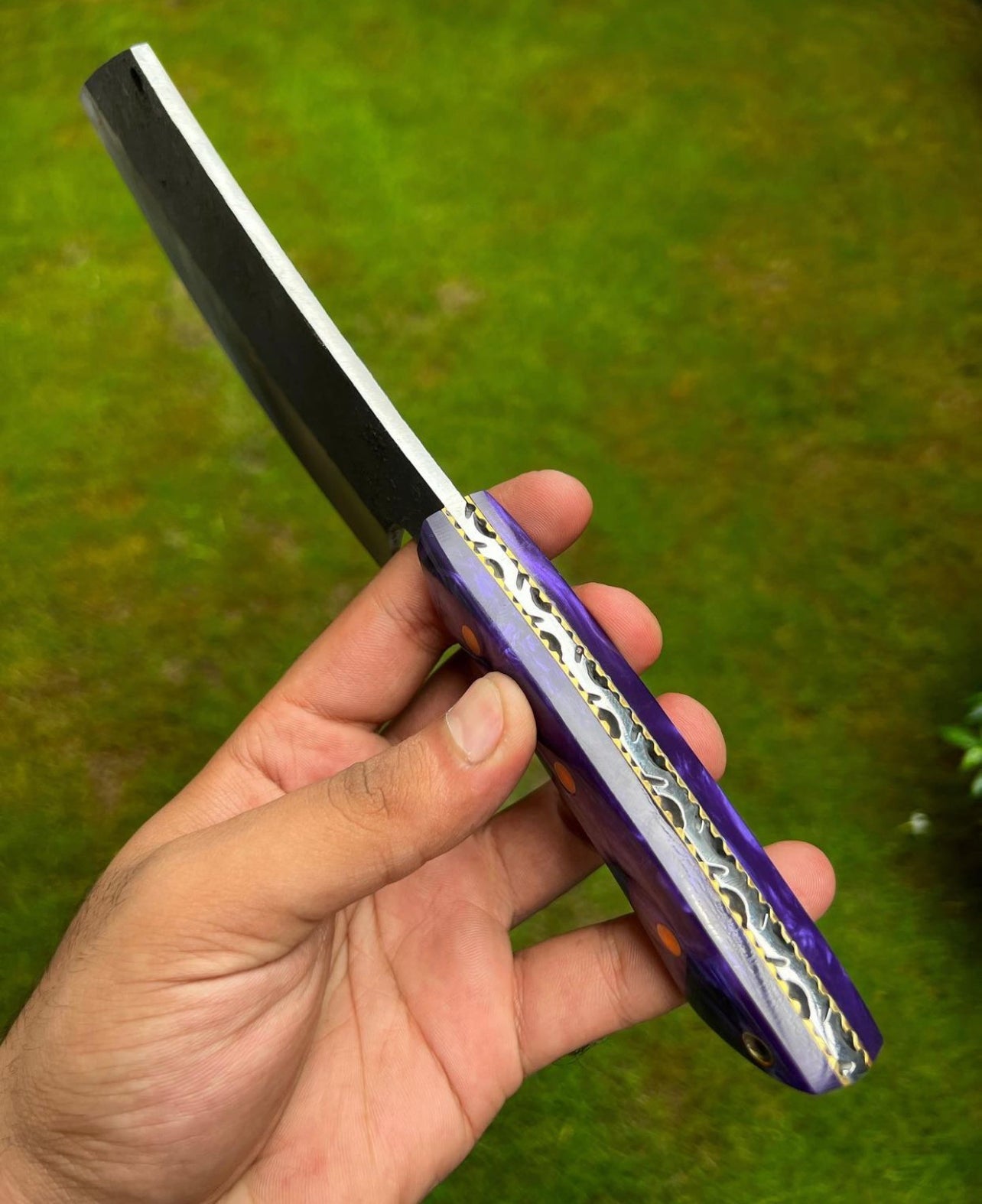 Custom Hand Forged High Carbon steel Cleaver Knife - PhishStones Products