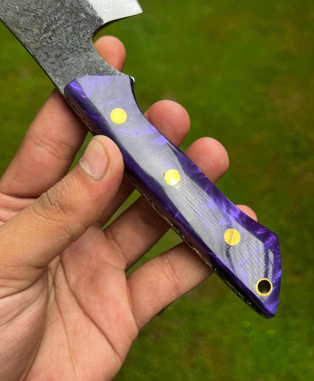 Custom Hand Forged High Carbon steel Cleaver Knife - PhishStones Products