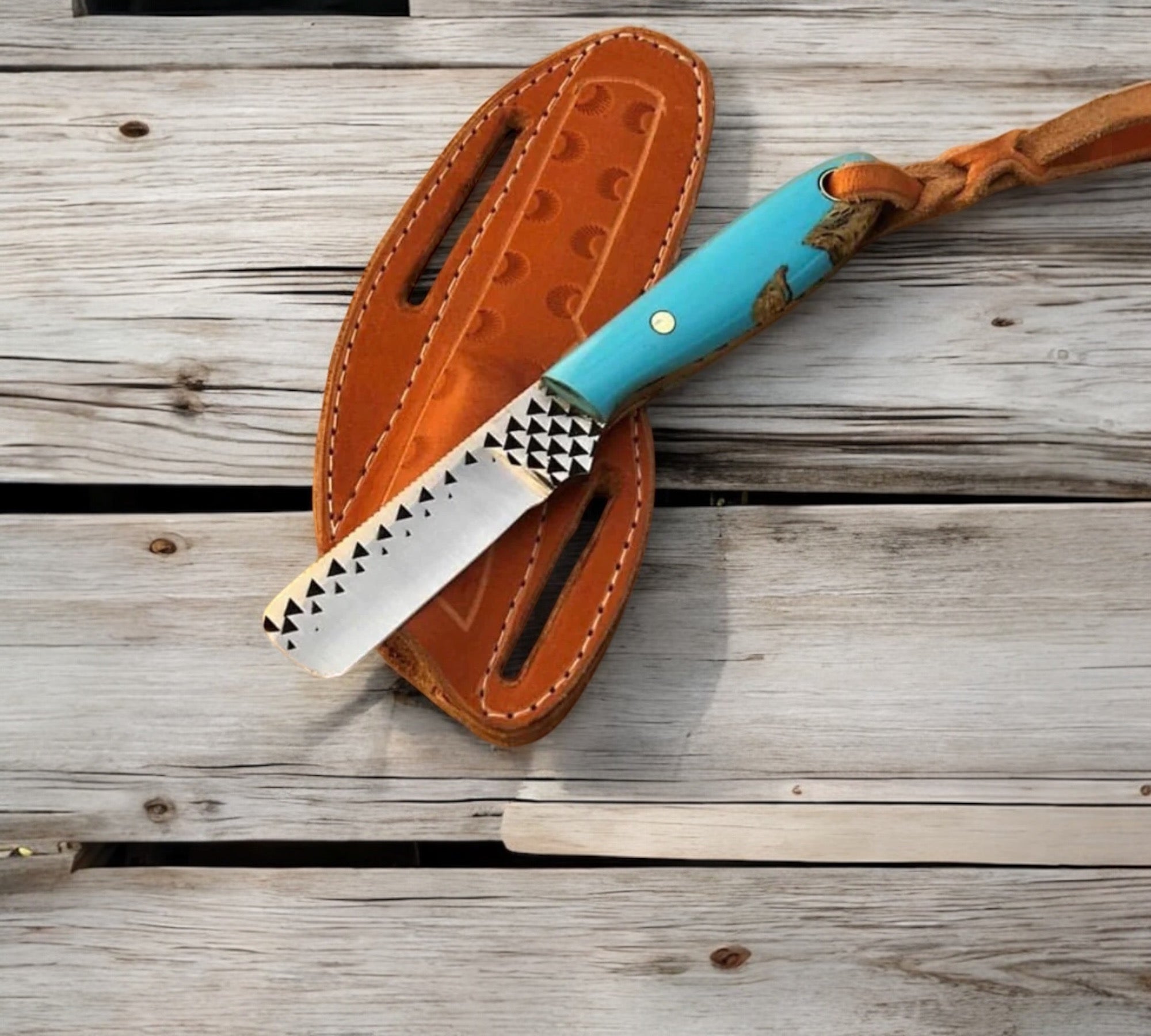 Custom Handmade Bull Cutter Cowboy Knife – Rasp Tool Steel Blade - PhishStones Products