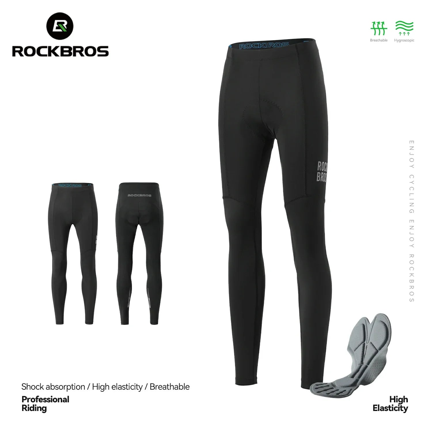 Men's Cycling Pants Breathable Padded For Summer & Fall-Pasta