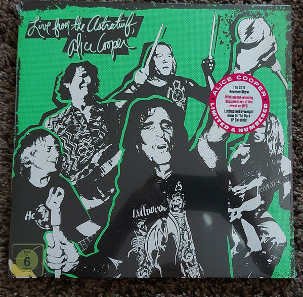 Alice Cooper - Live From The Astroturf (Glow-In-The-Dark LP Vinyl/DVD) & Billion Dollar Babies (50Th Anniversary/Deluxe/3LP)
