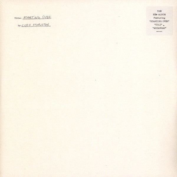 Starting Over (2LP/180G) & Higher (2LP/180G) & Traveller
